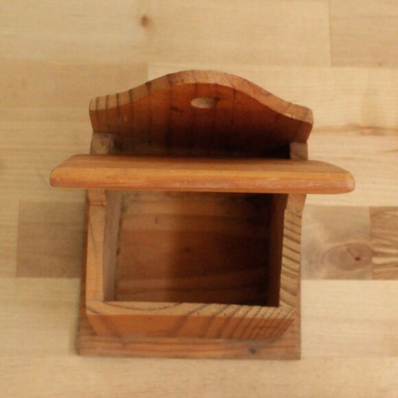 Wood Matchbox/Toothpick/Salt Box Holder - Picture 2 of 2